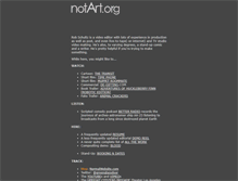 Tablet Screenshot of notart.org
